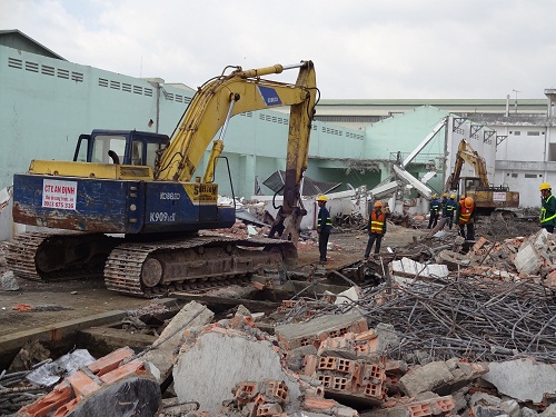 Tháo dỡ nhà máy Meiwa Biên Hòa Đồng Nai